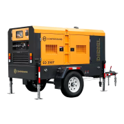 Дизельный винтовой компрессор ET-Compressors ET SD-390T-10 бар (на шасси) Дизельный винтовой компрессор ET-Compressors ET SD-390T-10 бар (на шасси)
