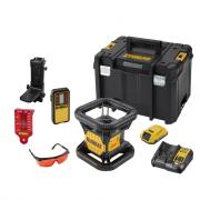 Самовыравнивающийся ротационный КРАСНЫЙ лазерный уровень DEWALT DCE074D1R