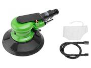 Пневмошлифмашина эксцентриковая ECO ASP12‑150V (150 мм / 6"; Эксцентр.: 5 мм; 10 000 об/мин; 180 л/мин; вакуум.пылеотвод)