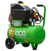 Компрессор ECO AE‑251‑4 (260 л/мин, 8 атм, коаксиальный, масляный, ресив. 24 л, 220 В, 1.80 кВт)