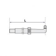 Нижнее плечо прямое O 40 х 200мм для серии SG 36‑42 Fubag [31051]