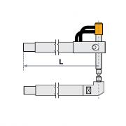Верхнее плечо прямое O 22 х 200мм для серии SG 4‑6 Fubag [38923]