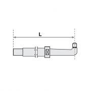 Нижнее плечо прямое O 22 х 125мм для серии SG 4‑6 Fubag [38926]