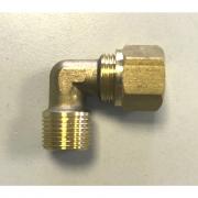 Переходник угловой с гайкой ‑ с наружн.3/8" на наружн.3/8"