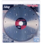 Алмазный отрезной диск Fubag Top Glass D250 мм/ 30‑25.4 мм [81250‑6]