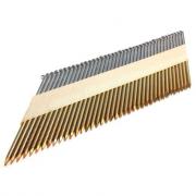 Реечные гвозди 34 градуса 2.8x50 мм ершеные оцинкованные / 4800шт  // Mainpack