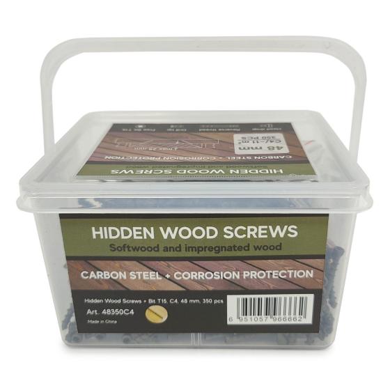 Саморезы Hidden Wood Screws C4 48 mm 350 шт