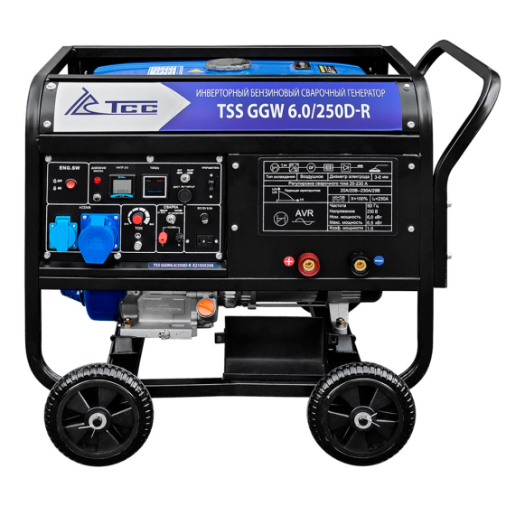 Инверторный бензиновый сварочный генератор TSS GGW 6.0/250D-R