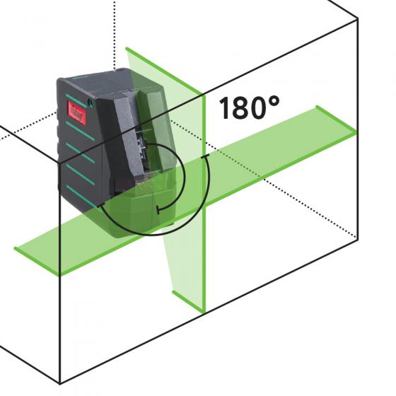 Лазерный уровень Crystal 20G VH c зеленым лучом Fubag
