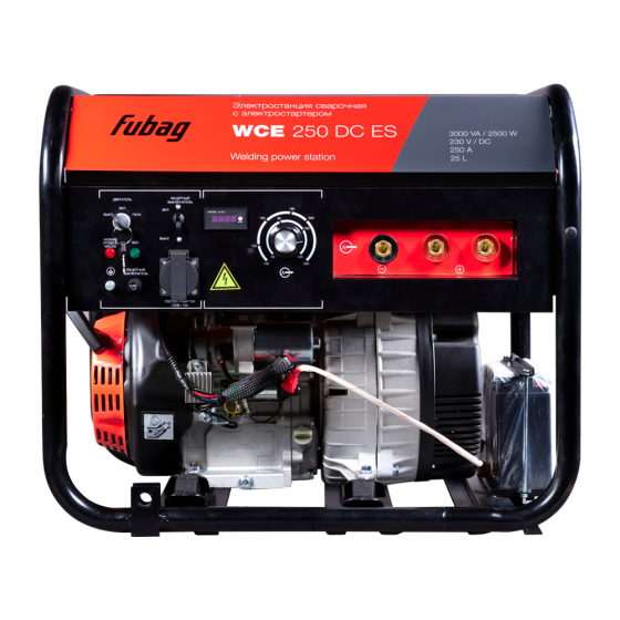 Сварочная электростанция FUBAG WCE 250 DC ES