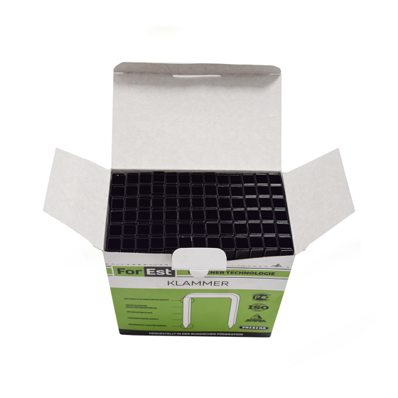 Скоба обивочная А‑16 cnk black мебельная (80/16) / 13920шт // For-Est