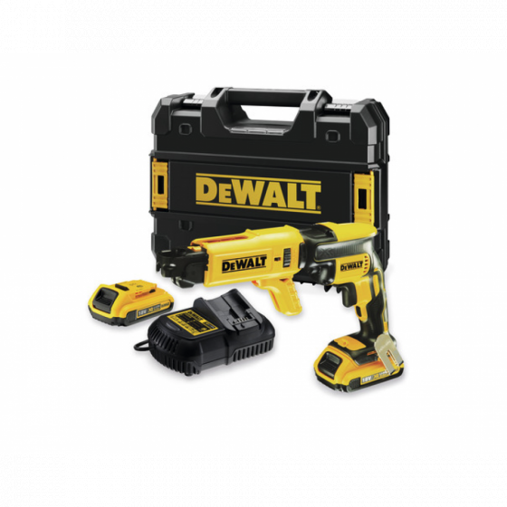 Шуруповерт аккумуляторный DEWALT DCF620D2K (+насадка по гипсокартону)