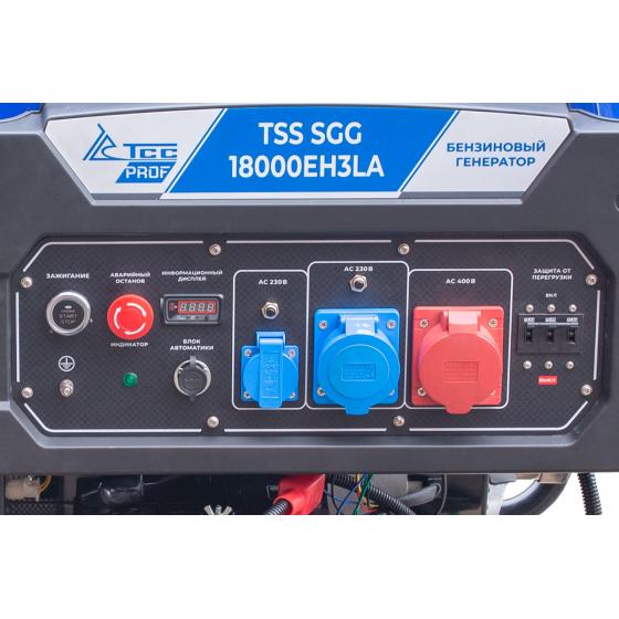 Бензогенератор TSS SGG 18000EH3LA (малый колесный комплект)