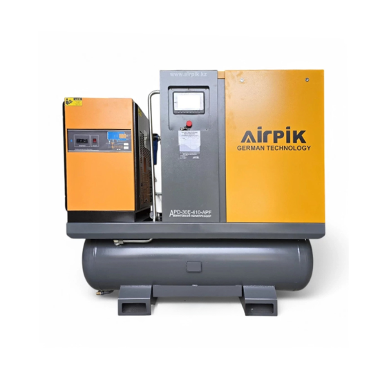 Компрессор винтовой AirPIK APD-30E- 410-APF (1,8куб.м, 16бар, с частотным приводом+двиг.PM)