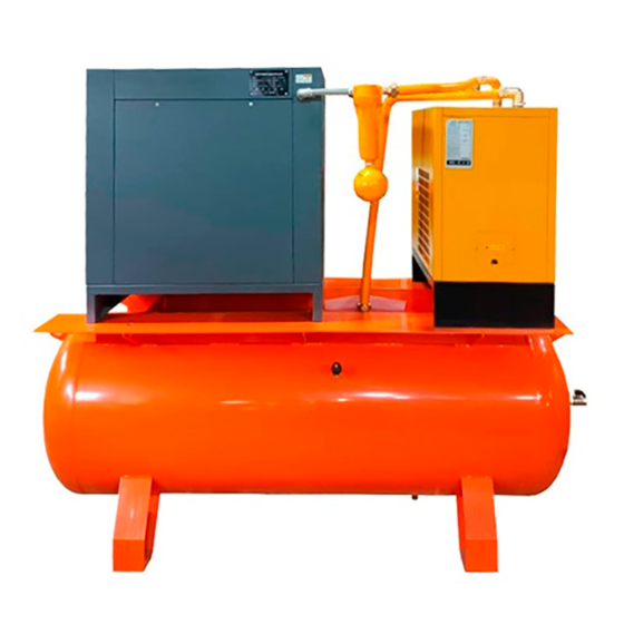 Компрессор винтовой Атом А4Е-270 (8 бар, 550 л/мин, 4 кВт, 270л, IP23)