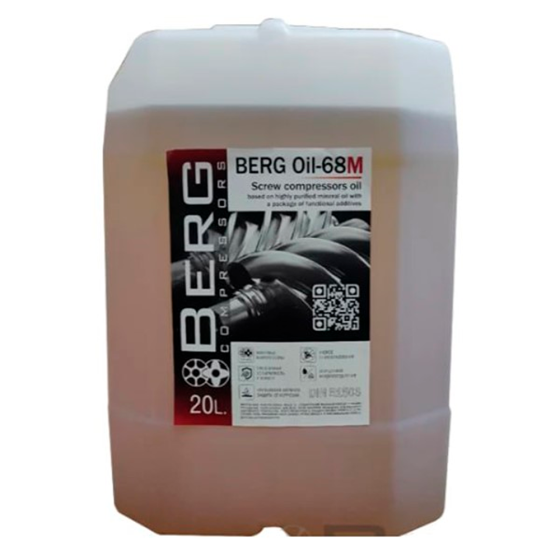 Масло компрессорное Berg Oil-68M (20л)