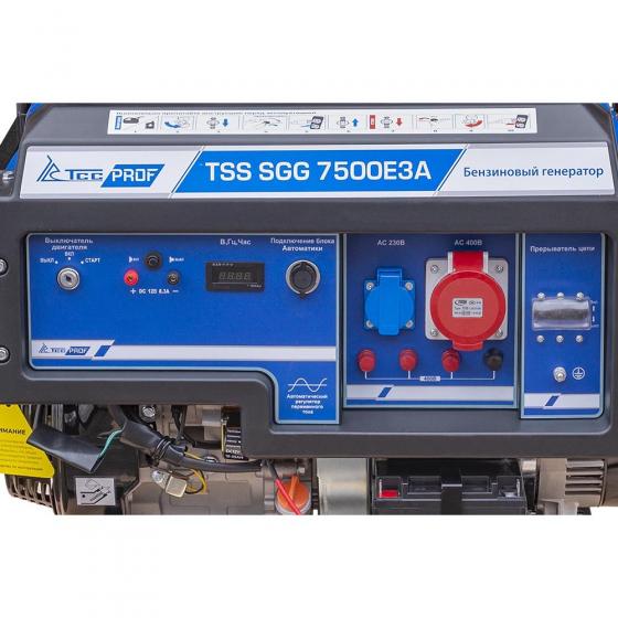 Бензиновый генератор 7,5 кВт TSS SGG 7500Е3A с АВР