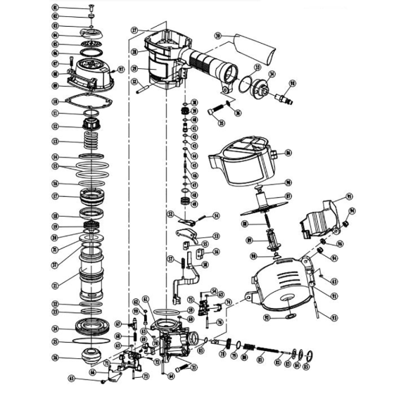 Торцевая крышка распределителя воздуха (№34) для FROSP CN-55-P