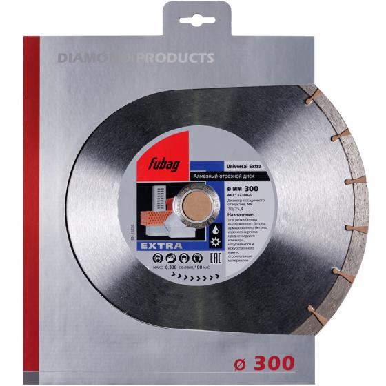 Алмазный отрезной диск Fubag Universal Extra D300 мм/ 25.4 мм [32300-6]