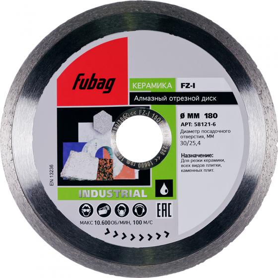 Алмазный отрезной диск Fubag FZ-I D180 мм/ 30-25.4 мм [58121-6]