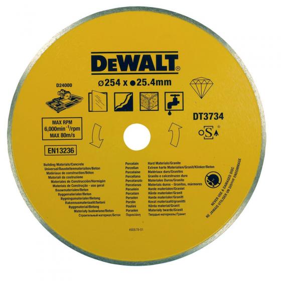 Диск алмазный по камню DEWALT DT3734