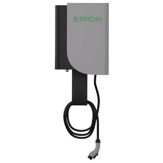 Зарядная станция переменного тока для электромобилей E-PROM 7 (навесная, 7кВт, 32А)