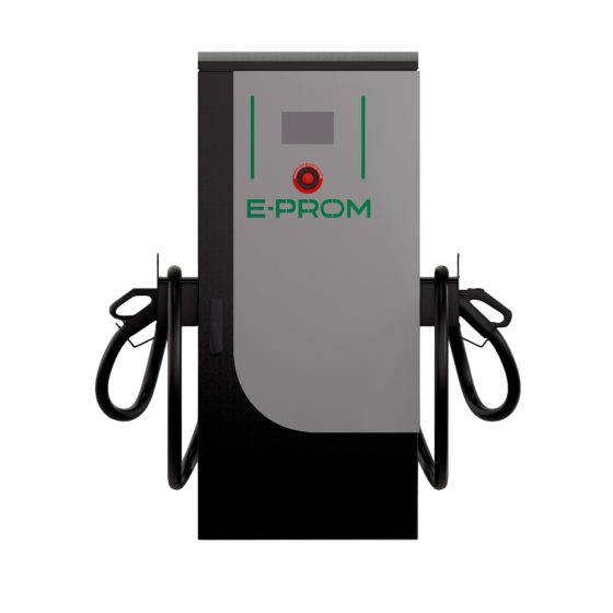 Зарядная станция постоянного тока для электромобилей E-PROM 60 (напольная, 60кВт, 150А)