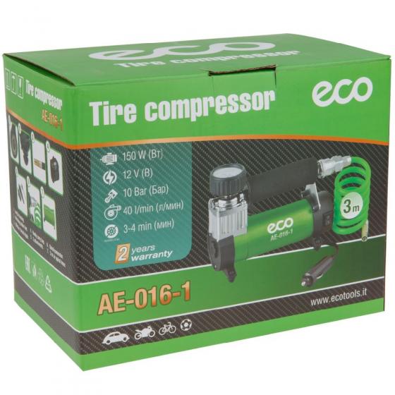 Компрессор автомобильный ECO AE-016-1 (12 в)