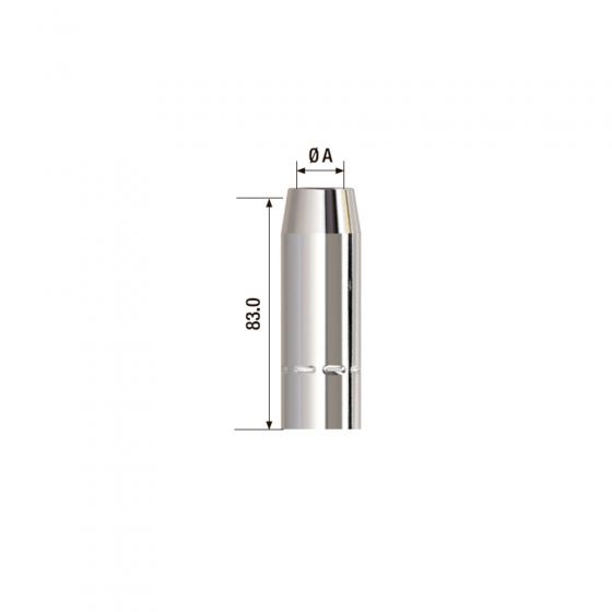 Газовое сопло Fubag D=19 мм FB 400 (5 шт.) [FB400.N.19.0]