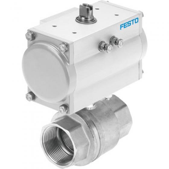 Шаровой кран с приводом Festo VZBM-A-11/2"-RP-25-D-2-B2-PB40 [8070248]