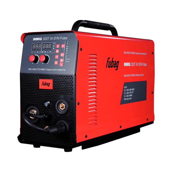 Сварочный полуавтомат FUBAG INMIG 300T W SYN PULSE + горелка FB 400 3 м