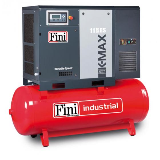 Винтовой компрессор на ресивере с осушителем, с частотником FINI K-MAX 1110-500F ES VS