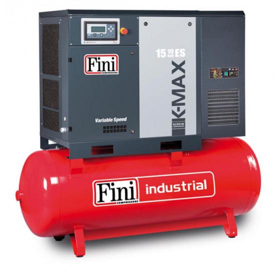 Винтовой компрессор на ресивере с осушителем, с частотником FINI K-MAX 1508-500F ES VS