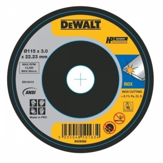 Круг отрезной по металлу DEWALT DWA8062SIA