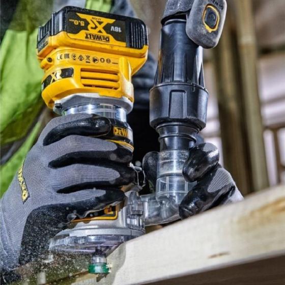 Аккумуляторный комбинированный фрезер DEWALT DCW604N