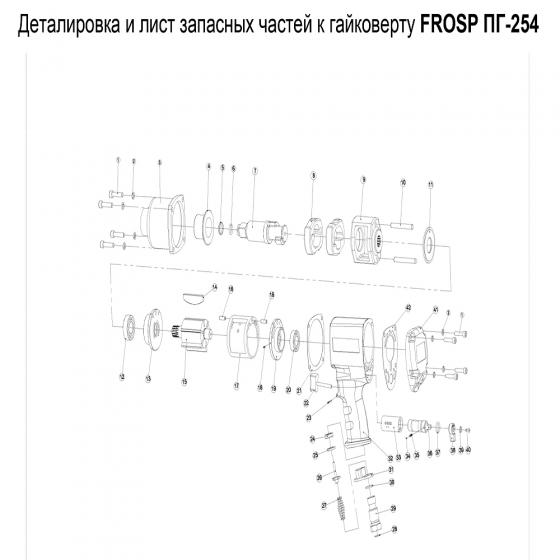 Штифт для гайковерта FROSP ПГ-234