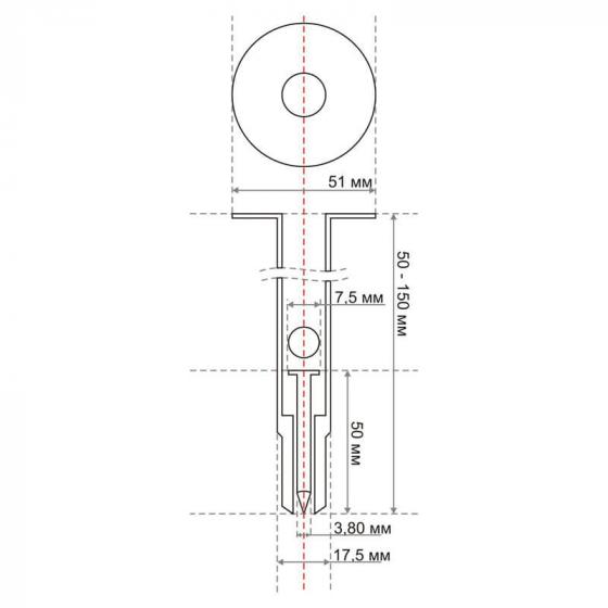 Тарельчатый дюбель F-IN 120/60 (50 шт/уп)