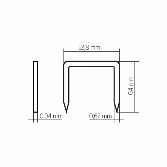 Скоба обивочная А‑06 cnk усиленная (80/06) / 36540шт // For-Est