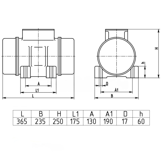 Вибратор площадочный ВИ-9-8 Б (M) / 380В / Вибромаш / с медной обмоткой