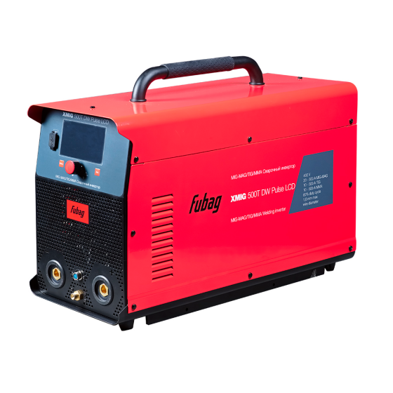 Сварочный полуавтомат FUBAG XMIG 500T DW PULSE + Подающий механизм DRIVE XMIG DW PULSE + Горелка FB 550W 3м + Блок жидкостного охлаждения Cool XMIG + Шланг-пакет 5 м с жидкостным охлаждением + Тележка XMIG 