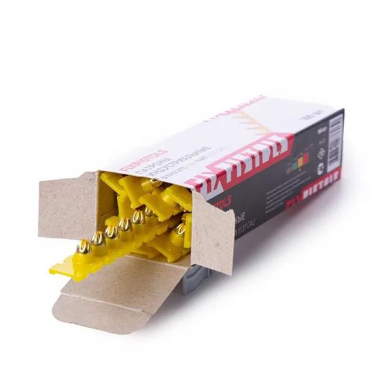 Патроны монтажные в кассетах К-4 6.8*11 желтые (278-354Дж) / упаковка 100 штук (10 кассет по 10 патронов)